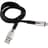 Neo, USB кабелі 2.0 - Micro USB, Metal LED, 1м, Black (NC-003M) - фото #0, Technodom.kz