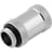 Фитинг удлинитель резьбовой Bykski B-EXJ-25 (25мм, Размер резьбы: G1/4, Silver) - фото #0, Technodom.kz