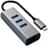 Концентратор Type-C, 3*USB 3.0, 1*Ethernet, Satechi, Серый (ST-TC2N1USB31AM) - фото #1, Technodom.kz