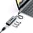 Концентратор Type-C, 3*USB 3.0, 1*Ethernet, Satechi, Серый (ST-TC2N1USB31AM) - фото #3, Technodom.kz