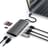 Адаптер Satechi Type-C - 1*Type-C PD (60W), 1*HDMI, 3*USB 3.0, 1*Ethernet, Серый (ST-TCMA2M) - фото #4, Technodom.kz