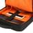 Рюкзак для ноутбука 15.6" Technodom, TD-005, Black/Orange (TD-005BO) - фото #3, Technodom.kz