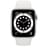 Смарт-часы Apple Watch Series 6 GPS, 44mm Silver Aluminium Case with White Sport Band - фото #1, Technodom.kz