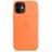 Чехол для IPhone 12 mini, Silicone Case with MagSafe, Kumquat (MHKN3ZM/A) - фото #4, Technodom.kz