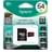 Карта памяти MicroSD 64GB Apacer, UHS-I 85MB/s, Class 10 + SD Adapter (AP64GMCSX10U5-R) - фото #0, Technodom.kz