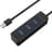 Адаптер USB Hub ORICO to 4*USB 3.0, Black (W5PH4-U3-V1-BK-BP) - фото #0, Technodom.kz
