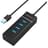 Адаптер USB Hub ORICO to 4*USB 3.0, Black (W6PH4-U3-V1-BK-BP) - фото #0, Technodom.kz