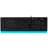 Клавиатура проводная USB A4tech Fstyler FK-10, Black/Blue - фото #0, Technodom.kz