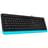 Клавиатура проводная USB A4tech Fstyler FK-10, Black/Blue - фото #2, Technodom.kz