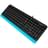 Клавиатура проводная USB A4tech Fstyler FK-10, Black/Blue - фото #4, Technodom.kz