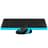 Клавиатура + Мышка проводные USB A4tech Fstyler F1010, Blue - фото #2, Technodom.kz