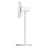 Вентилятор напольный беспроводной Xiaomi Smartmi Standing Fan 2S ZLBPLDS03ZM White - фото #2, Technodom.kz