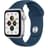 Смарт-часы Apple Watch SE GPS, 40mm Silver Aluminium Case with Abyss Blue Sport Band (MKNY3GK/A) - фото #0, Technodom.kz