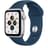 Смарт-часы Apple Watch SE GPS, 44mm Silver Aluminium Case with Abyss Blue Sport Band (MKQ43GK/A) - фото #0, Technodom.kz