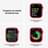 Смарт-часы Apple Watch Series 7 GPS, 41mm (PRODUCT)RED Aluminium Case with (PRODUCT)RED Sport Band - фото #4, Technodom.kz