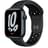 Смарт-часы Apple Watch Nike Series 7 GPS, 45mm Midnight Aluminium Case with Black Nike Sport Band - фото #0, Technodom.kz