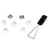 Cменные клавиши HyperX PBT Keycaps Full Key Set, White (519T5AA#ACB) - фото #0, Technodom.kz