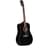 Акустическая гитара Fender CD-60 Dread V3 DS Black WN - фото #1, Technodom.kz