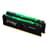 Оперативная память DDR4 DIMM 16GB(8GBx2)/2666MHz Kingston Fury Beast RGB (KF426C16BBAK2/16) - фото #0, Technodom.kz