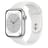 Смарт-часы Apple Watch Series 8, 45mm Silver Aluminium Case with White Sport Band (MP6N3GK/A) - фото #0, Technodom.kz