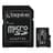 Карта памяти MicroSD 256GB Kingston, UHS-I 100MB/s, Class 10 (SDCS2/256GB) - фото #0, Technodom.kz