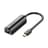 Сетевой адаптер USB Ethernet Vention CFABB (USB-C/RJ-45 LAN, 100Мб/С, Black) - фото #0, Technodom.kz