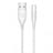 Кабель USB A - Type-C, USAMS, 1м, White (SJ267USB02) - фото #0, Technodom.kz
