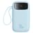 Внешний аккумулятор Baseus, QPow2 DGT 20000mAh+2 вс.каб 30W, Blue (BAS-P1005500931300) - фото #0, Technodom.kz
