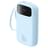 Внешний аккумулятор Baseus, QPow2 DGT 20000mAh+2 вс.каб 30W, Blue (BAS-P1005500931300) - фото #1, Technodom.kz