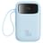 Внешний аккумулятор Baseus, QPow2 DGT 10000mAh+2 вс.каб 30W, Blue (BAS-P1005500831300) - фото #0, Technodom.kz
