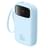 Внешний аккумулятор Baseus, QPow2 DGT 10000mAh+2 вс.каб 30W, Blue (BAS-P1005500831300) - фото #1, Technodom.kz