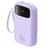 Внешний аккумулятор Baseus, QPow2 DGT 10000mAh+2 вс.каб 30W, Violet (BAS-P1005500851300) - фото #1, Technodom.kz