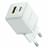Адаптер питания Baseus, Palm USB-C+A 30W с каб, White (BAS-P1011160A21301) - фото #2, Technodom.kz
