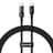 Кабель Baseus, USB-C->C GM 100W 1m, Black (BAS-P1037300011100) - фото #0, Technodom.kz