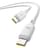 Кабель Baseus, USB-C->C SY 100W 1m, White (BAS-P1037770421300) - фото #2, Technodom.kz