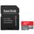 Карта памяти MicroSDXC 64GB Class 10 UHS-I SanDisk (SDSQUAB-064G-GN6MA) - фото #2, Technodom.kz