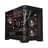 1STPLAYER UVIEW UV6 MiniTower, window, Black mATX 3x120mm FAN [UV6-BK-2FC7R-1FC7] кейсі - фото #0, Technodom.kz