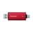 Сыртқы SSD 2TB USB-C/USB-A Kingston Dual Portable Қызыл түсті [SPSD/2TB] - фото #1, Technodom.kz