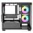 Корпус Mini Tower Ocypus Gamma C52 TG ARGB Black mATX/ITX 3x120mm [Gamma-C52-BKD300XX-GL] - фото #4, Technodom.kz