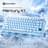 Сымсыз ойын клавиатура GravaStar Mercury K1 Ice Blue (GS K1_BLU) - фото #1, Technodom.kz Сымсыз ойын клавиатура GravaStar Mercury K1 Ice Blue (GS K1_BLU) - фото #1, Technodom.kz