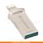 USB Флешка 64GB Transcend JetDrive Go 500 Type-A/Lightning 3.1 Gen 1 (3.0) Silver (TS64GJDG500S) - фото #1, Technodom.kz