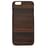 Чехол для iPhone 6S/6 Man&Wood, Поликарбонат+Дерево, Ebony (M1417B) - фото #0, Technodom.kz