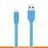 Кабель USB 2.0 - Lightning, X5, HOCO, 1м, Синий - фото #0, Technodom.kz