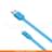 Кабель USB 2.0 - Lightning, X5, HOCO, 1м, Синий - фото #1, Technodom.kz