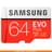 Карта памяти MicroSD 64GB Samsung Evo+, UHS-I 95MB/s, Class 10 + SD Adapter (MB-MC64GA/RU) - фото #0, Technodom.kz