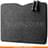 Чехол для MacBook 12" MUJJO Carry-On Foliо, Black, войлок (MUJJO-SL-090-BK) - фото #1, Technodom.kz