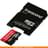 Карта памяти MicroSD 32GB Transcend UHS-I 60MB/s, Class 10 + SD Adapter (TS32GUSDU1) - фото #1, Technodom.kz