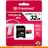 Карта памяти MicroSD 32GB Transcend UHS-I 60MB/s, Class 10 + SD Adapter (TS32GUSDU1) - фото #2, Technodom.kz