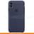 Чехол для iPhone X Apple, Силикон, Midnight Blue (MQT32ZM/A) - фото #0, Technodom.kz