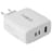 Адаптер питания Neo 1*USB, 2*USB Type-C 3A, 120W (PD, GaN), White (NEO-PD-RC1201) - фото #0, Technodom.kz